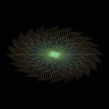 Colorful Dotted Spiral Vortex Vector illustration. Vector abstract geometric elements background vector