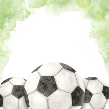 Soccer ball with watercolor background and splashes. Football ball. Watercolor frame. Template. Isolated. For football club, sporting goods stores, poster and postcard design png