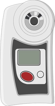 Handheld Coffee Refractometer vector