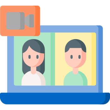 video call illustration design png