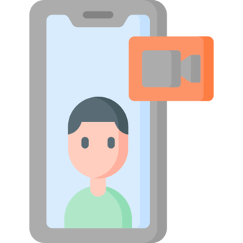 video call illustration design png