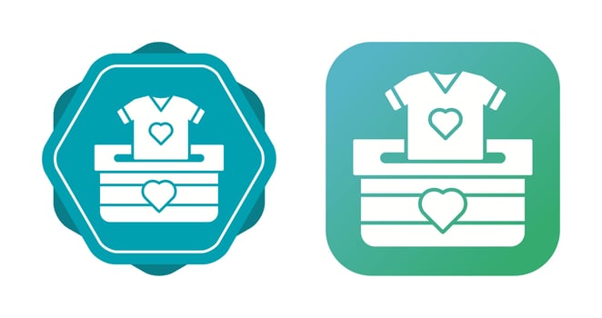 Cloth Donate Vector Icon