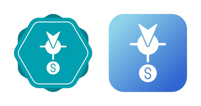 South Vector Icon