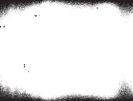 Abstract texture dirty and scratches frame. Dust particle and dust grain texture or dirt overlay use effect for frame with space for your text or image and vintage grunge style. vector