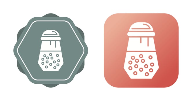 Salt Shaker Vector Icon