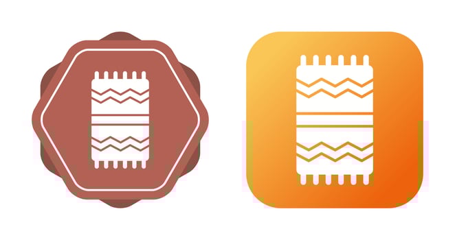 Beach Towel Vector Icon