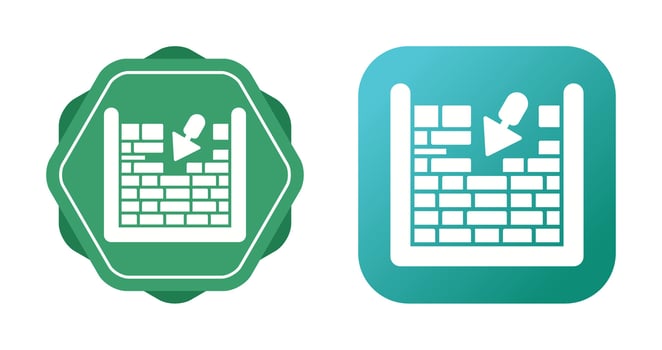 Masonry Vector Icon