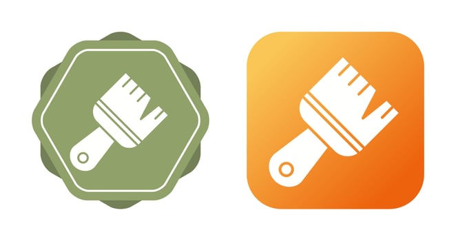 Paint Brush Vector Icon