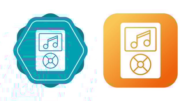 Music Player Vector Icon