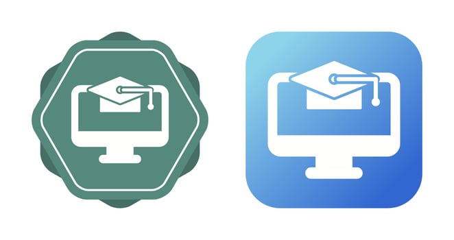 Online Education Vector Icon