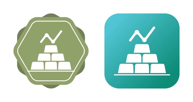 Gold Ingots Vector Icon