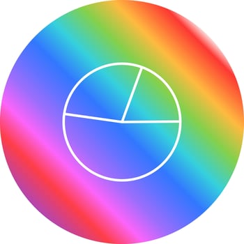 Pie Chart Vector Icon