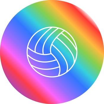 Volley ball Vector Icon