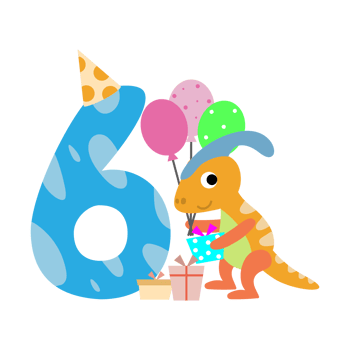 Happy Birthday dinosaur Clipart. party dino png