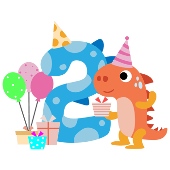 Happy Birthday dinosaur Clipart. party dino png