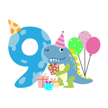 Happy Birthday dinosaur Clipart. party dino png