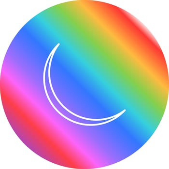 New Moon Vector Icon