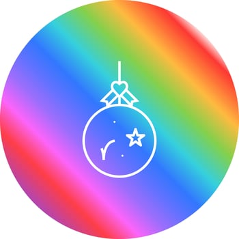 Christmas Ball Vector Icon
