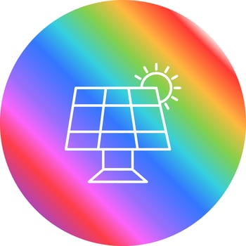 Solar Panel Vector Icon
