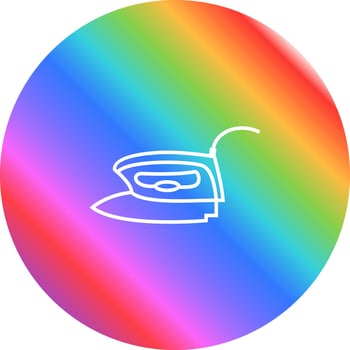 Electric Iron Vector Icon