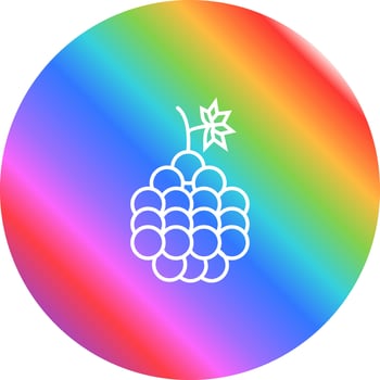 Grapes Vector Icon