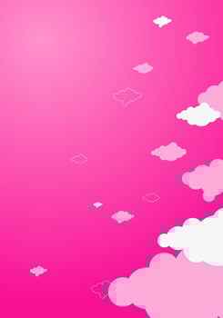 Beautiful Gradient Cloud Background vector