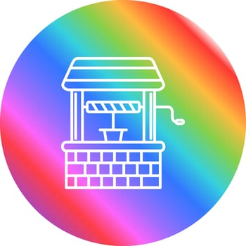 Water Well Vector Icon