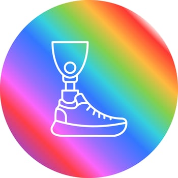 Prosthesis Vector Icon