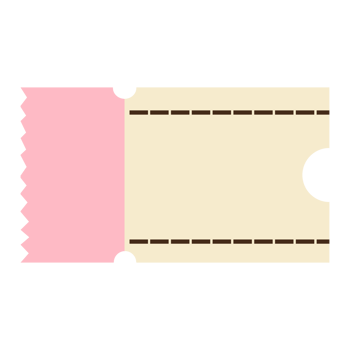 Pastel Ticket or coupon Icon Design png