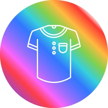 T Shirt Vector Icon