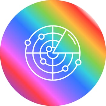 Radar Vector Icon