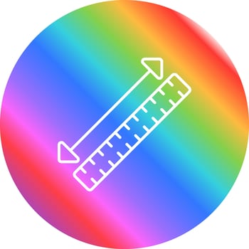Measuring Tape Vector Icon
