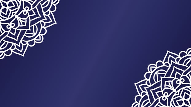 Mandala round ornament background template vector