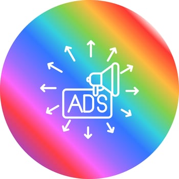 Advertising Submission Vector Icon