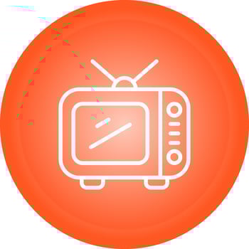 Television Vector Icon