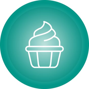 Cupcake Vector Icon