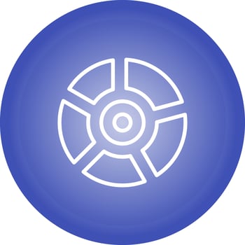 Pie Chart Vector Icon