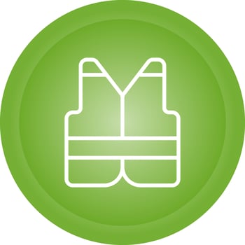 Insulated jacket Vector Icon