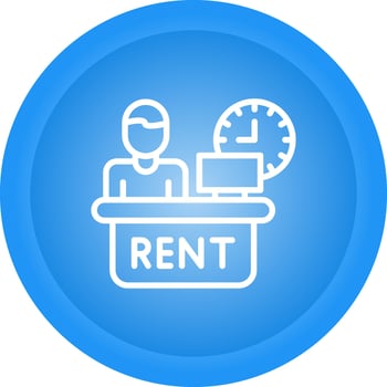 Rental Service Vector Icon