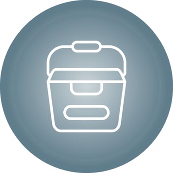 Portable water container Vector Icon