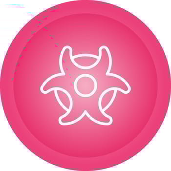 Biohazard symbol Vector Icon