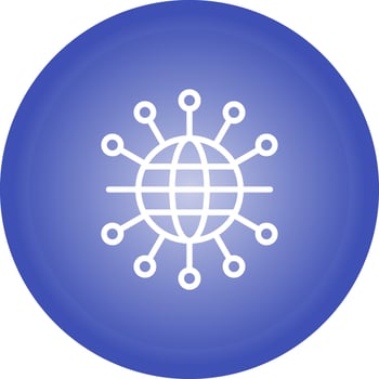 Network Topology Vector Icon