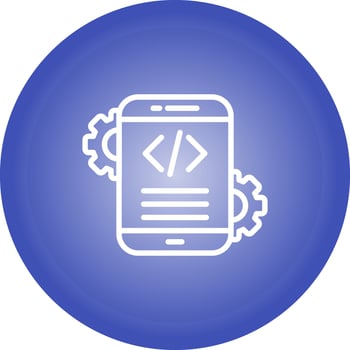Mobile App Development Vector Icon