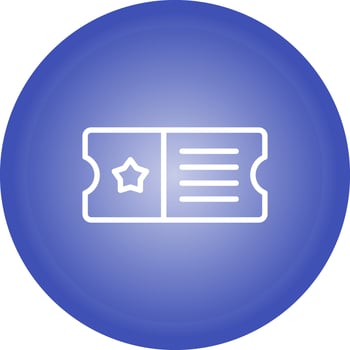 Ticket Vector Icon