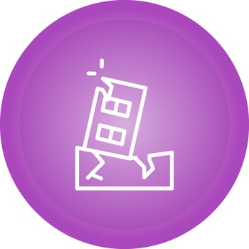 Earthquake Vector Icon