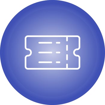 Ticket Vector Icon
