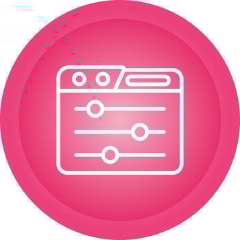 Control Panel Vector Icon