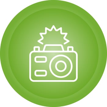 Camera Flash Vector Icon