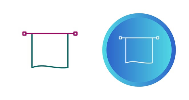 Towel Dryer Vector Icon