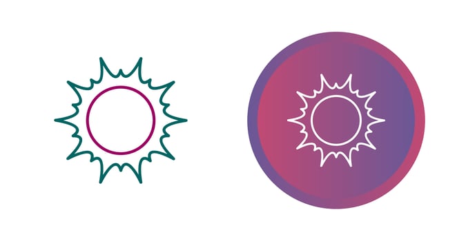 Sun Vector Icon